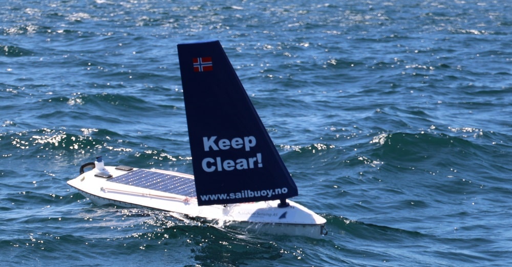 Sailbuoy at sea