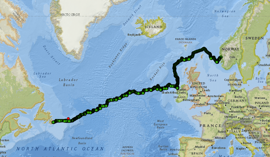 Transatlantic crossing 2018 1