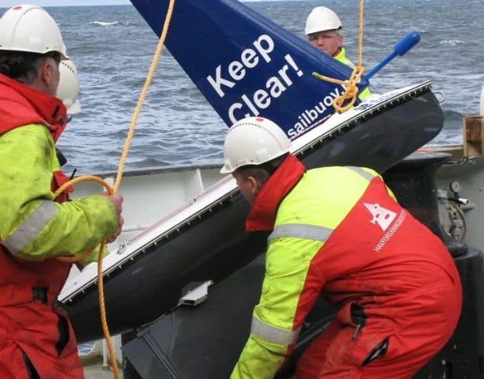 Deployment of the Uncrewed Surface Vessels (USVs), the Sailbuoy